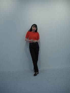 「Steven Alan（スティーブンアラン）のアイテム（サンダル）」を使った、勝田里奈さん（レディース・161cm）の夏コーディネート