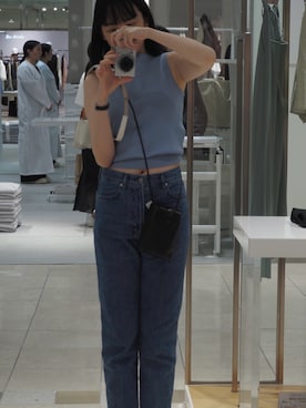 「勝田里奈」｜「アイテム（パンツ）」を使った、勝田里奈さん（レディース・161cm）の夏コーディネート