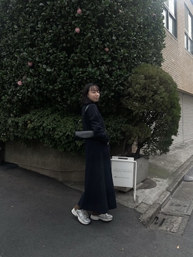 「勝田里奈」｜「アイテム（ジャケット/アウター）」を使った、勝田里奈さん（レディース・161cm）の冬コーディネート