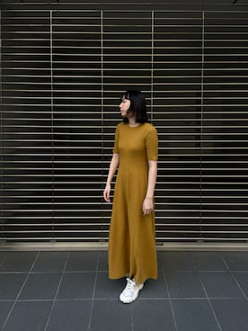 「勝田里奈」｜「アイテム（ワンピース/ドレス）」を使った、勝田里奈さん（レディース・161cm）の夏コーディネート