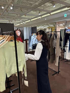 勝田里奈さん（レディース・161cm・20代）の秋コーディネート