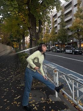 勝田里奈さん（レディース・161cm）の秋コーディネート