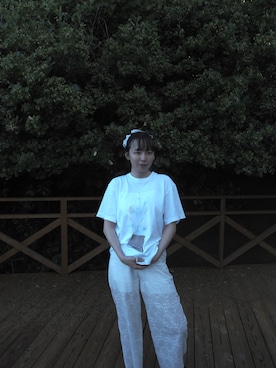 勝田里奈さん（レディース・161cm・20代）の夏コーディネート