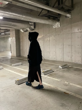 「勝田里奈」｜「アイテム（スカート）」を使った、勝田里奈さん（レディース・161cm）の秋コーディネート