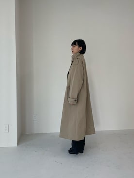 「勝田里奈」｜「アイテム（ジャケット/アウター）」を使った、勝田里奈さん（レディース・161cm）の秋コーディネート