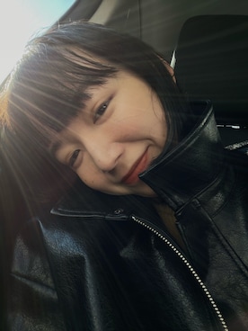 「勝田里奈」｜「アイテム（ジャケット/アウター）」を使った、勝田里奈さん（レディース・161cm）の冬コーディネート
