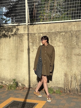 勝田里奈さん（レディース・161cm）の秋コーディネート
