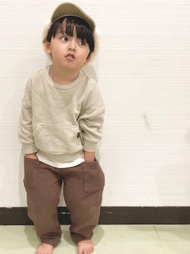 Aseiさん(キッズ・100cm)の冬コーディネート