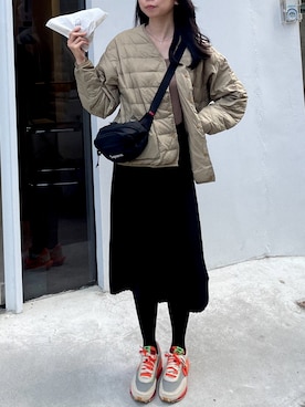 「CLOT（クロット）のアイテム」を使った、xinさん（レディース・162cm）の秋コーディネート