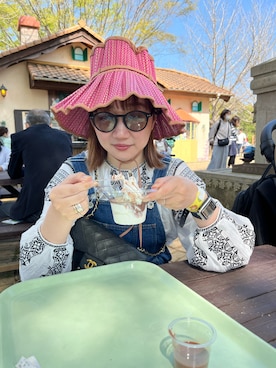 「JOURNAL STANDARD relume（ジャーナルスタンダード　レリューム）のアイテム（オールインワン・サロペット）」を使った、yuumeeyさん（レディース・153cm）の春コーディネート