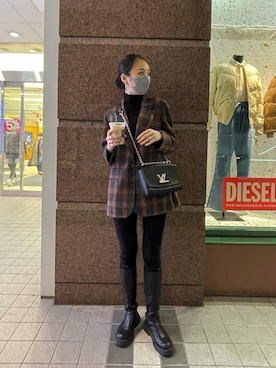 おだりささん（レディース・174cm）の冬コーディネート