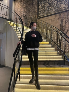 おだりささん（レディース・174cm）の冬コーディネート