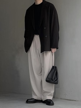 「maika（マイカ）のアイテム」を使った、HeHOさん（メンズ・173cm）の春コーディネート