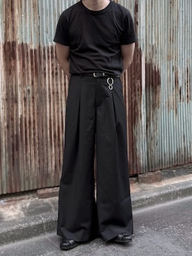 「CALLNE（カルネ）のアイテム」を使った、HeHOさん（メンズ・173cm）の夏コーディネート