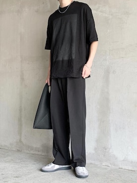 「アイテム（ハンドバッグ）」を使った、HeHOさん（メンズ・173cm）の夏コーディネート