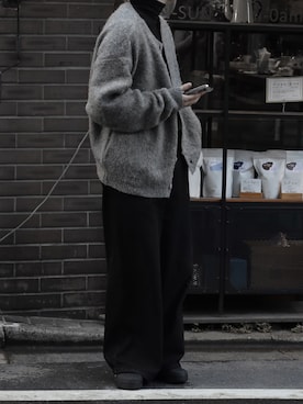 「CALLNE（カルネ）のアイテム」を使った、HeHOさん（メンズ・173cm）の秋コーディネート