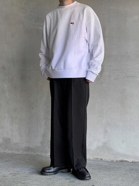 「柴犬」｜HeHOさん（メンズ・173cm）の冬コーディネート