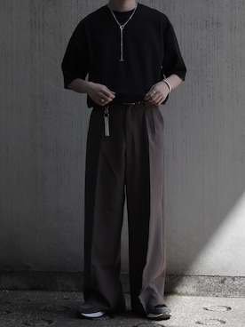 「ラリエット」｜HeHOさん（メンズ・173cm）の春コーディネート
