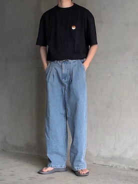 「柴犬」｜HeHOさん（メンズ・173cm）の夏コーディネート
