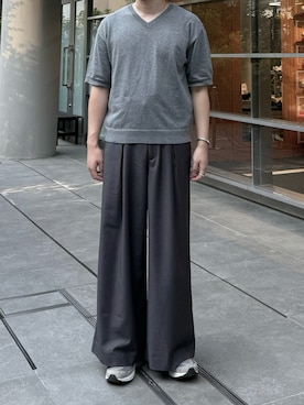 「CALLNE（カルネ）のアイテム」を使った、HeHOさん（メンズ・173cm）の夏コーディネート