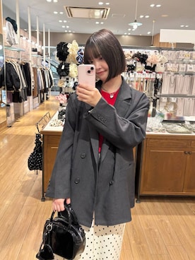 「アイテム（テーラードジャケット）」を使った、まなみんさん（レディース・164cm・20代）の秋コーディネート