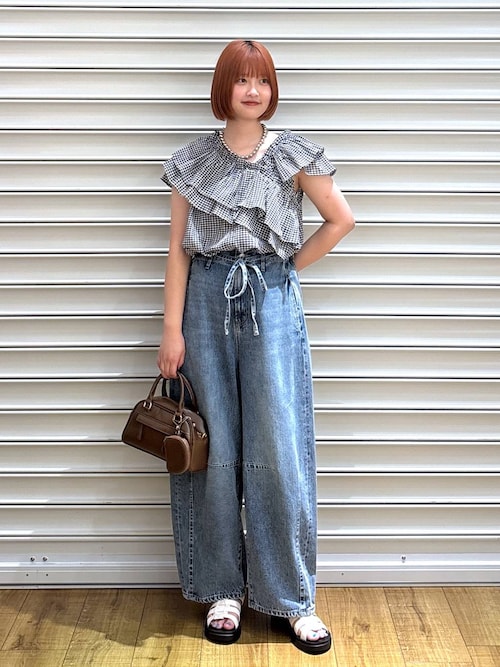 セール】アシメフリルギャザーSS 322948（シャツ/ブラウス）｜LOWRYS