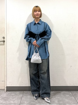 あいすページ アソートキノウシャツLS 149215を使った人気ファッション