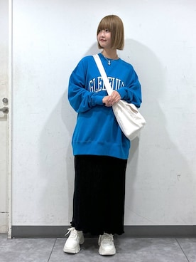 「アイテム（スウェット）」を使った、まなみんさん（レディース・164cm・20代）の秋コーディネート