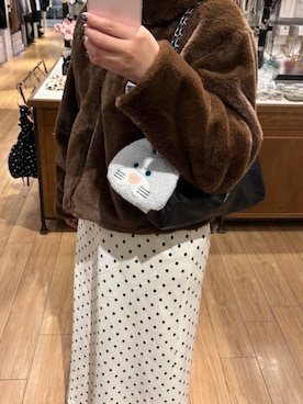 「アイテム（エコバッグ/サブバッグ）」を使った、まなみんさん（レディース・164cm・20代）の秋コーディネート