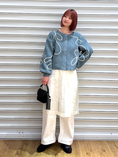 セール】エンブロイダリー2WAYカーディガン 293668（カーディガン