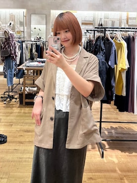「アイテム（アクセサリー）」を使った、まなみんさん（レディース・164cm・20代）の夏コーディネート