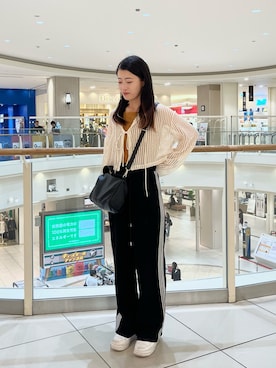 「ベロアキャミ」｜ayakaさん（レディース・160cm）の秋コーディネート