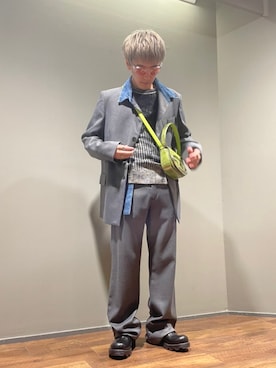 「DIESEL（ディーゼル）のアイテム（その他アウター）」を使った、kojiさん（メンズ・172cm）の冬コーディネート