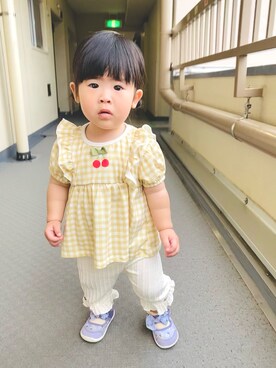 「カラー×コーデ」｜yuyuさん（キッズ・70cm）の春コーディネート