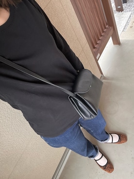 「GU（ジーユー）のアイテム（パンプス）」を使った、ためこさん（レディース・153cm）の秋コーディネート