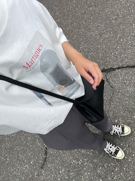 「CONVERSE（コンバース）のconverse コンバース ALL STAR HI オールスター ハイ 3206 BLACK(US)（スニーカー）」を使った、ためこさん（レディース・153cm）の秋コーディネート