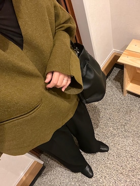 「AS KNOW AS PINKY（アズノゥアズピンキー）のアイテム」を使った、ためこさん（レディース・153cm）の秋コーディネート