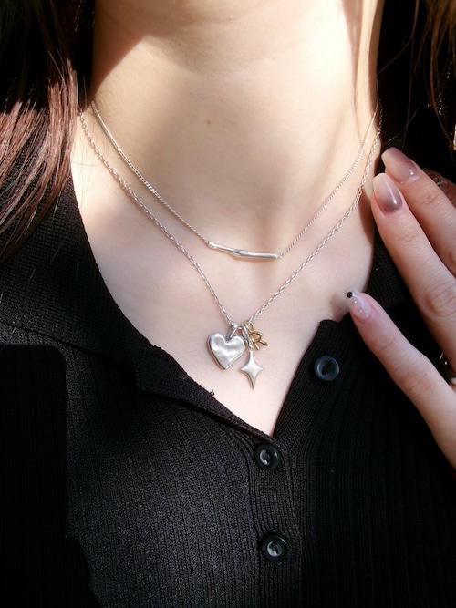 SILVER925 ハートシルフィウムネックレス（ネックレス）｜TEN.（テン