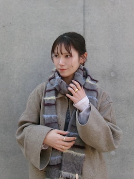 「TEN.（テン）のアイテム」を使った、mikiさん（レディース・158cm）の冬コーディネート