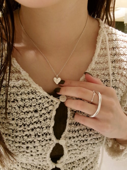 TEN.ハートシルフィウムネックレス ハートシルフィウムネックレス SV