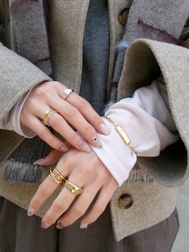 「TEN.（テン）のアイテム」を使った、mikiさん（レディース・158cm）の冬コーディネート