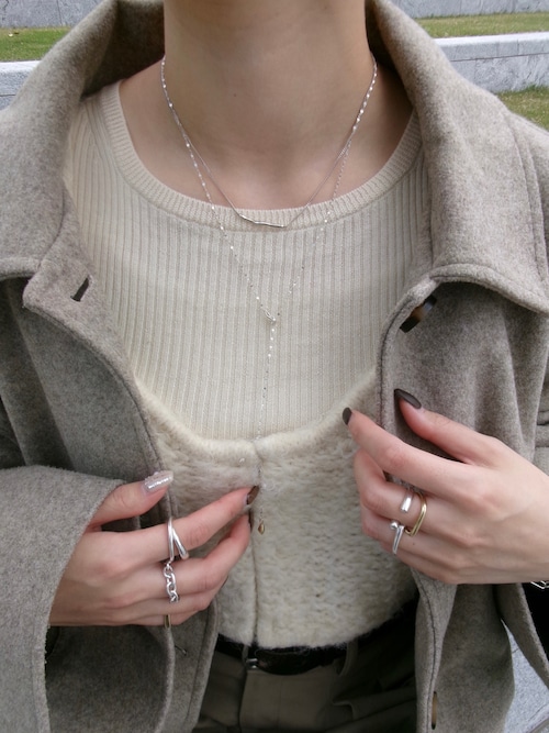 TEN. 指輪 リング SILVER925 スタウトチェーンリング メンズ