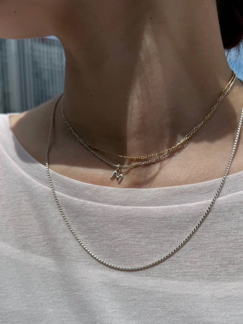 TEN. フィガロチェーンネックレス 38cm フィガロチェーンネックレス GD 38cm