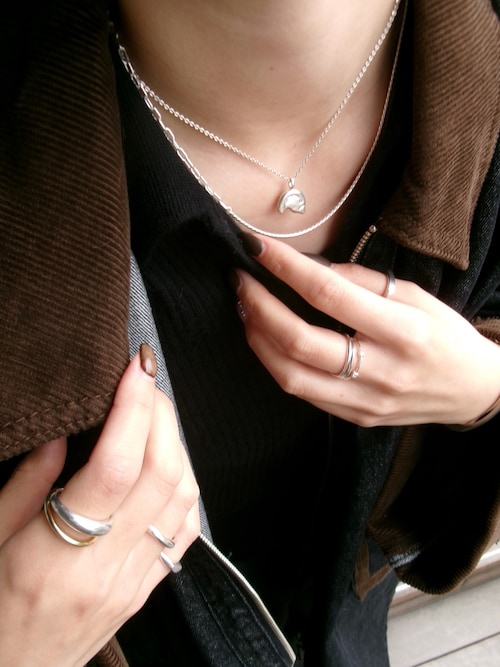 TEN. 指輪 リング SILVER925 18KGP クロスリング レディース