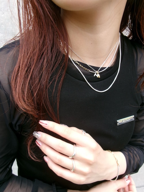 SILVER 18KGP ポウムラリエット（ネックレス）｜TEN.（テン）の