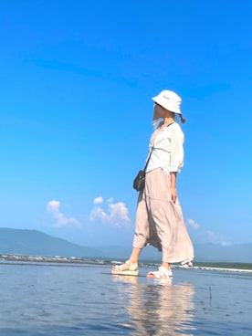だも。さん（レディース・154cm）の夏コーディネート