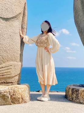 「アイテム（ワンピース/ドレス）」を使った、あんこさん（レディース・161cm）の秋コーディネート