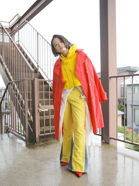 「MR.GENTLEMAN（ミスタージェントルマン）のアイテム」を使った、miku.kcalさん（レディース・152cm）の秋コーディネート