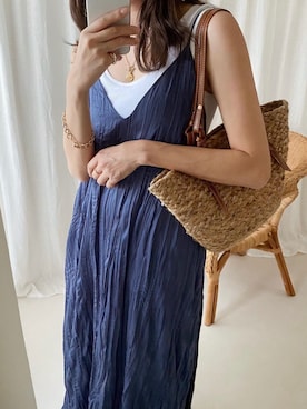 アユ骨格ウェーブさん（レディース・158cm）の夏コーディネート