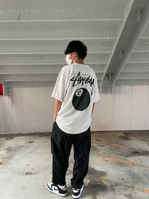 Stussy 8ボールデザイン Tシャツ Lサイズ ブラック Stussy ステューシー 8ボール Tシャツ Lサイズ 黒 ブラック